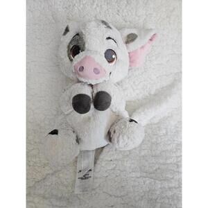 Disney Baby Pua Pig Moana Plush Stuffed Toy So Fluffy White with Spots 9.5"